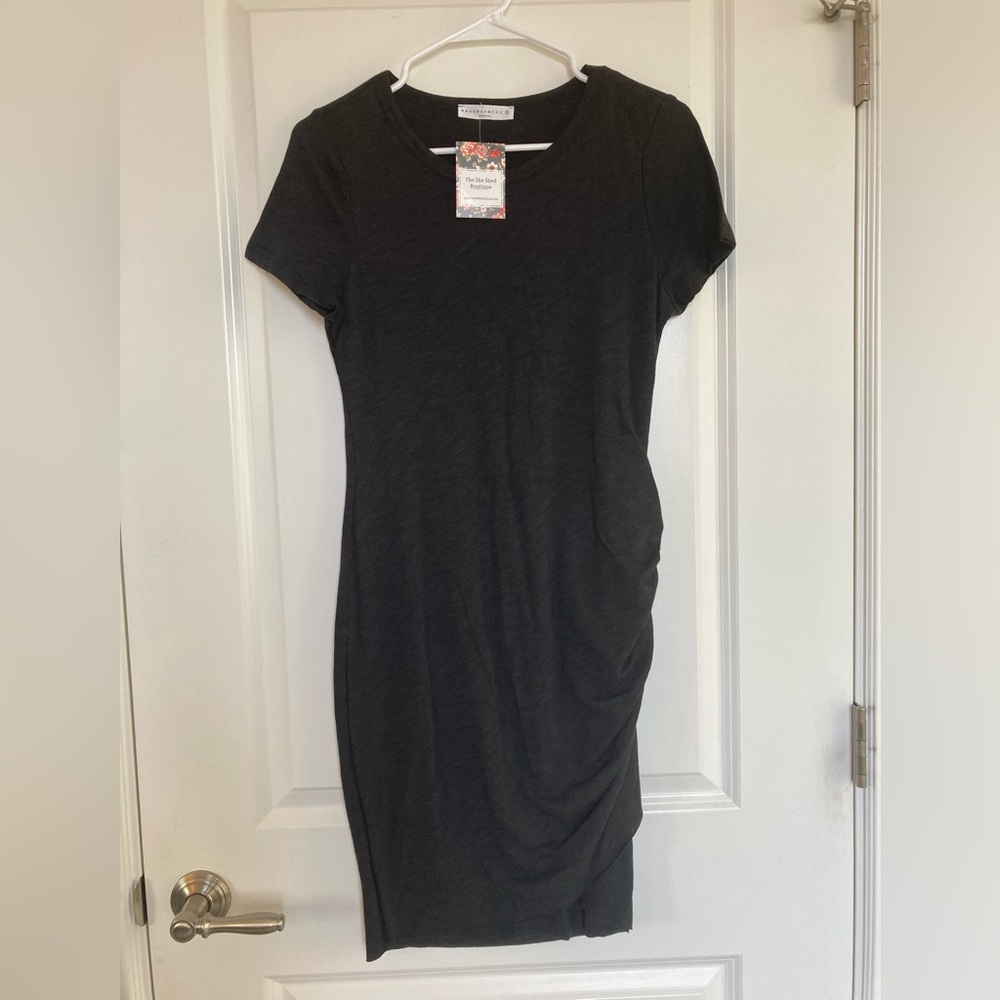 Black Short Sleeve Dress